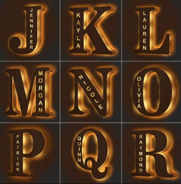 Personalized LED Night Light